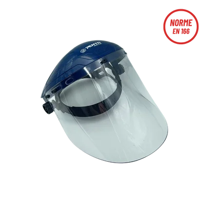 Écran facial avec visière relevable